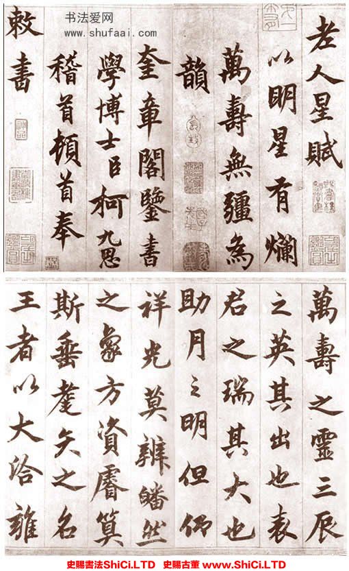 ﻿柯九思《老人星賦》書法欣賞