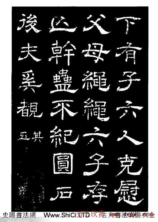 陸尚賓隸書欣賞《楊孝恭碑》
